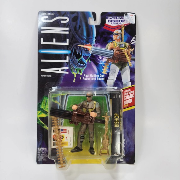 Kenner Aliens Space Marine Bishop Android Action Figure - Picture 1 of 8